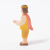 Wooden toy figure of prince in orange and red  | © Conscious Craft